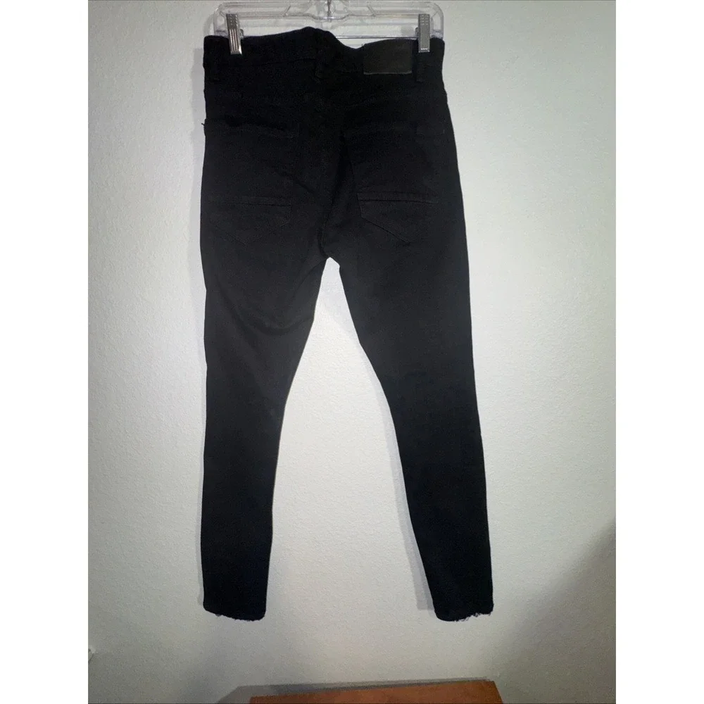Jordan Craig Men's Jeans Black Size 30X32 Distressed Stretch Streetwear